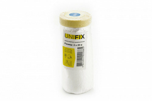 Пленка защит с малярн лент UNIFIX 2000мм*20м