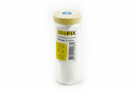 Пленка защит с малярн лент UNIFIX 2000мм*20м
