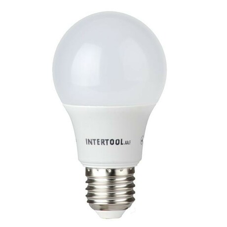 Світлодіодна лампа LED A60, E27, 10Вт, 220В 4000K INTERTOOL LL-0014